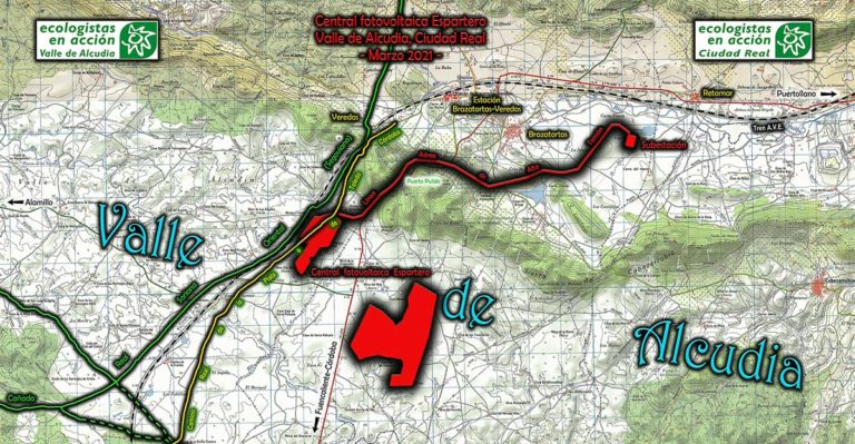 Ecologistas presentan alegaciones contra dos fotovoltaicas en Almodóvar del Campo y Brazatortas