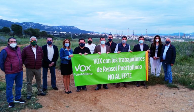 VOX se posiciona frente al ERTE de Repsol, la «ruina» de Puertollano y la «inacción» de CCOO y UGT