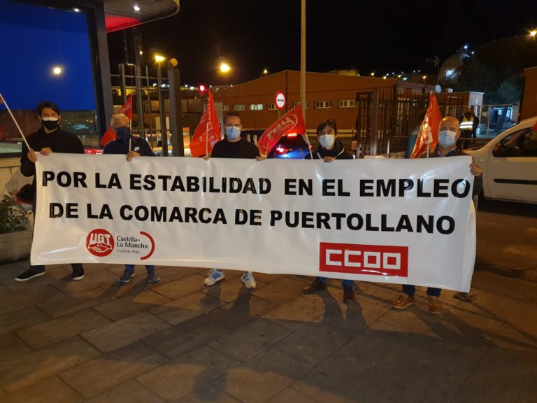 Puertollano: Prosiguen las movilizaciones sindicales contra el ERTE en Repsol Petróleo