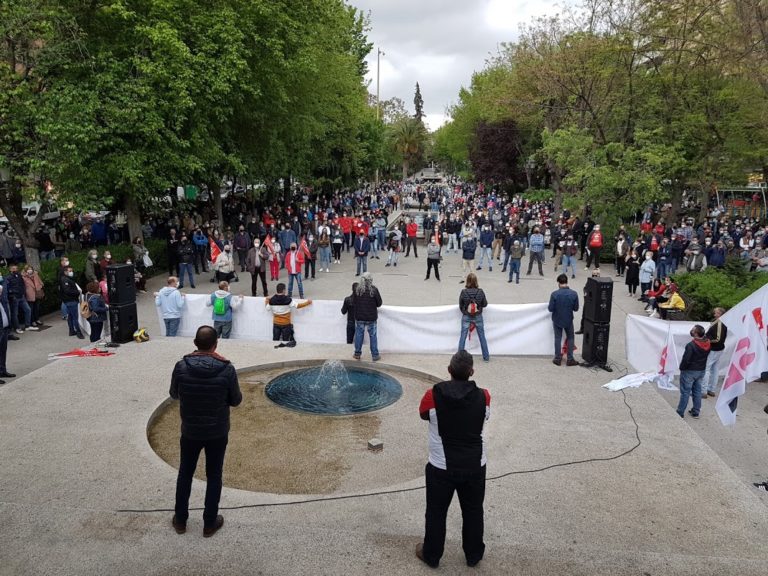 El PCE en Ciudad Real apoya a los trabajadores del complejo petroquímico de Repsol en Puertollano