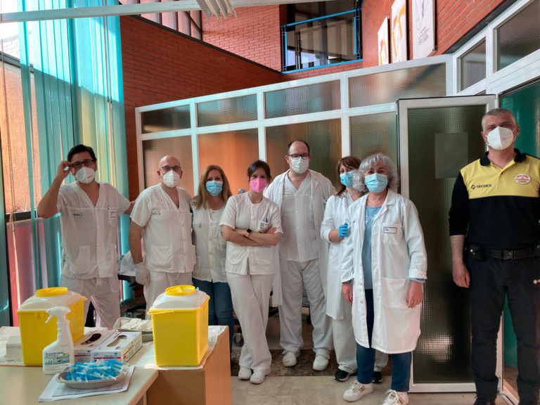 1.800 personas recibirán la primera dosis de AstraZeneca este fin de semana en el Hospital Mancha Centro