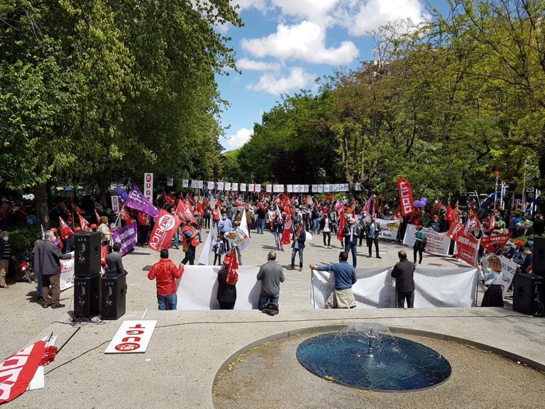 Los conflictos en Repsol, Eserman, Abengoa y Ayuntamiento marcan el Primero de Mayo en Puertollano