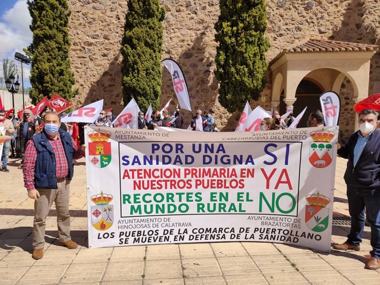 Mestanza, Cabezarrubias, Hinojosas y Brazatortas protestan en defensa de la sanidad pública