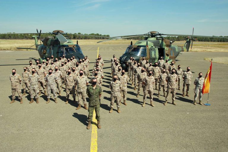 El contingente MASPUHEL XVIII, a punto de abandonar Almagro con destino a Mali