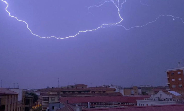 Alerta amarilla por tormentas para este viernes en la provincia de Ciudad Real