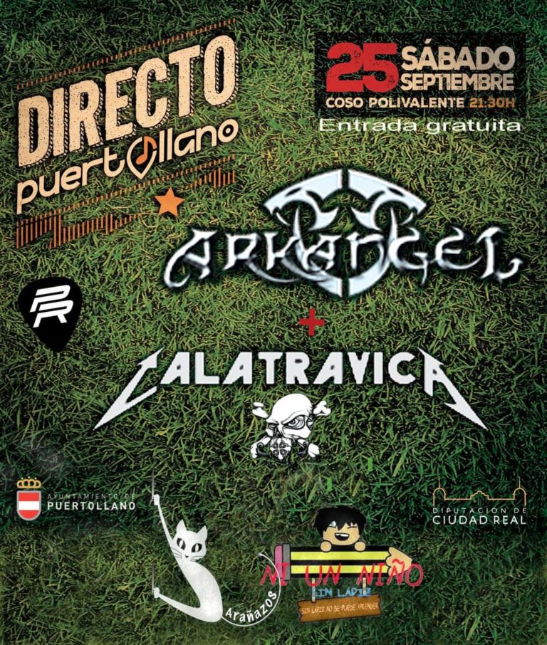La fuerza musical de Calatrávica y Arkángel cerrará los conciertos “Puertollano Directo”