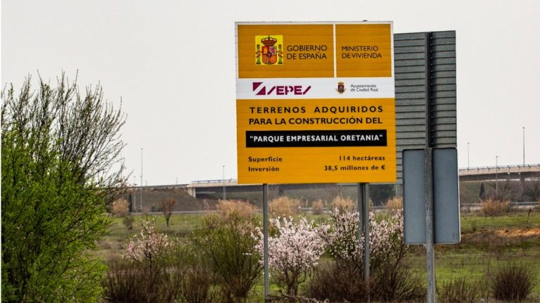 SEPES autoriza la licitación de las obras de urbanización del parque empresarial Oretania en Ciudad Real