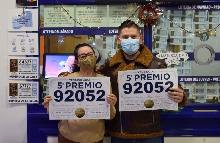 El lotero de Daimiel expresa su alegría por vender el 92.052: «No me esperaba que saliera tan pronto»