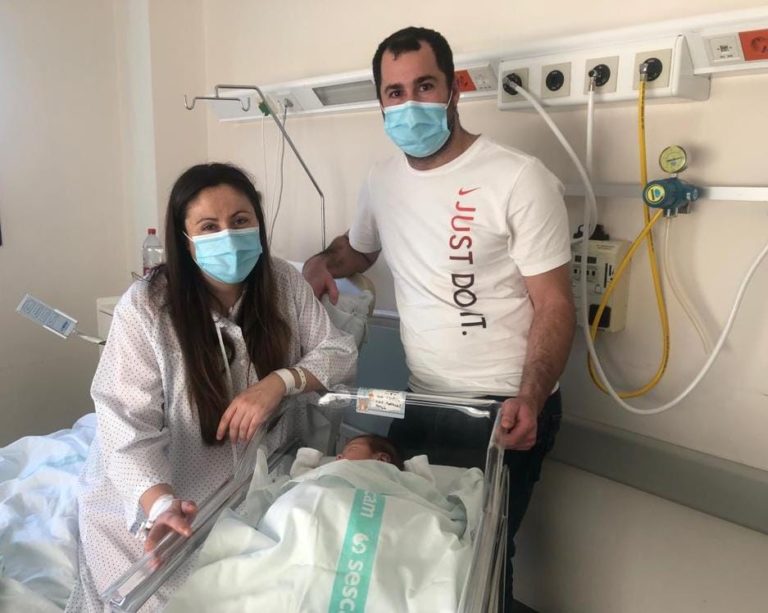 Adrián, Marcos y Saúl, primeros niños nacidos en la provincia de Ciudad Real en 2022