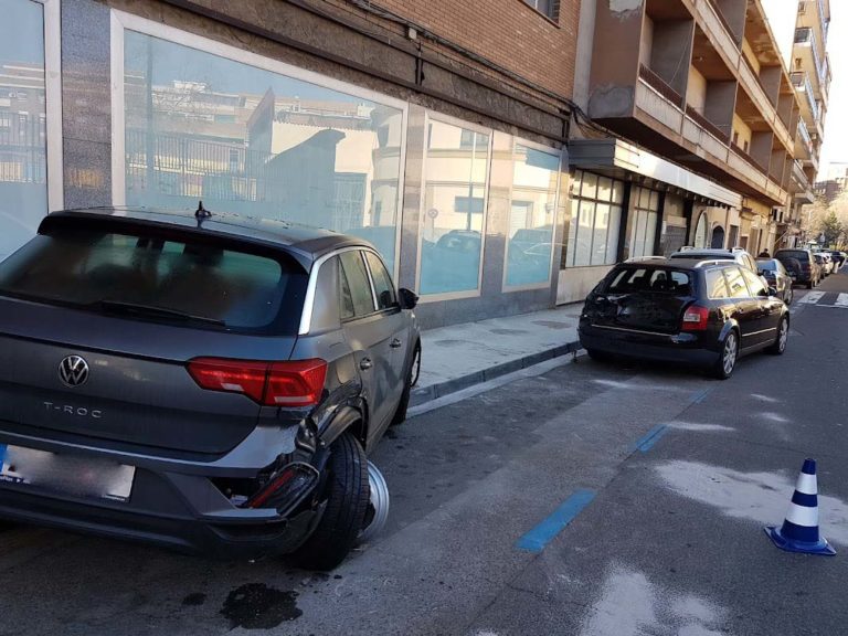 Puertollano: Colisión en cadena en la calle Alejandro Prieto