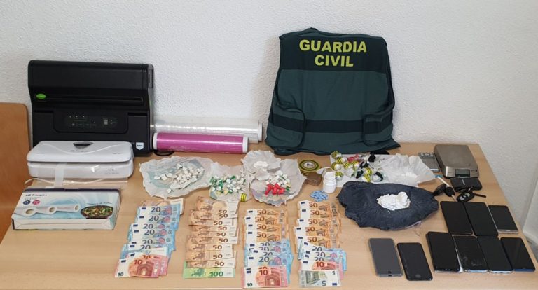 La Guardia Civil ha desarticulado un grupo criminal dedicado a la venta de droga en Ciudad Real y Toledo