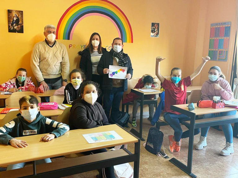 Puertollano: Adolfo Muñiz subraya la actividad educadora e integradora del proyecto Arco Iris