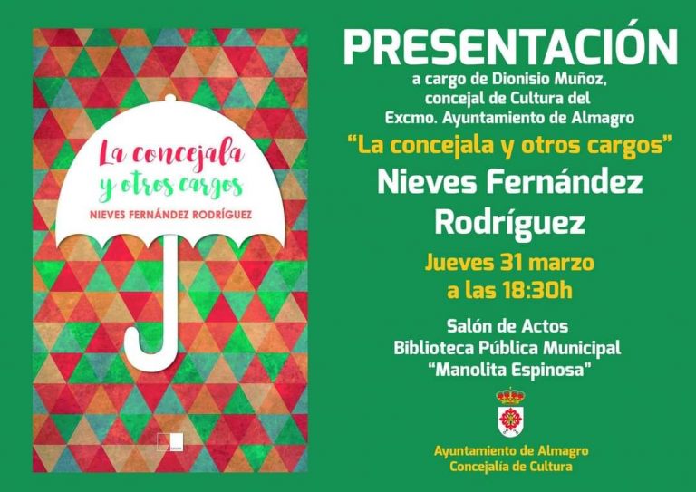 Nieves Fernández presenta su libro de relatos ‘La concejala y otros cargos’
