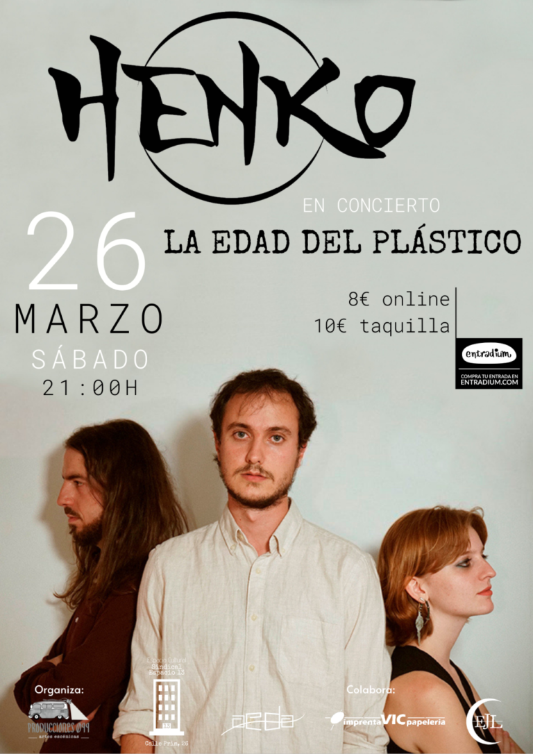 Henko y ‘No me cuentes cuentos’, en Sindical Espacio 13 de Daimiel