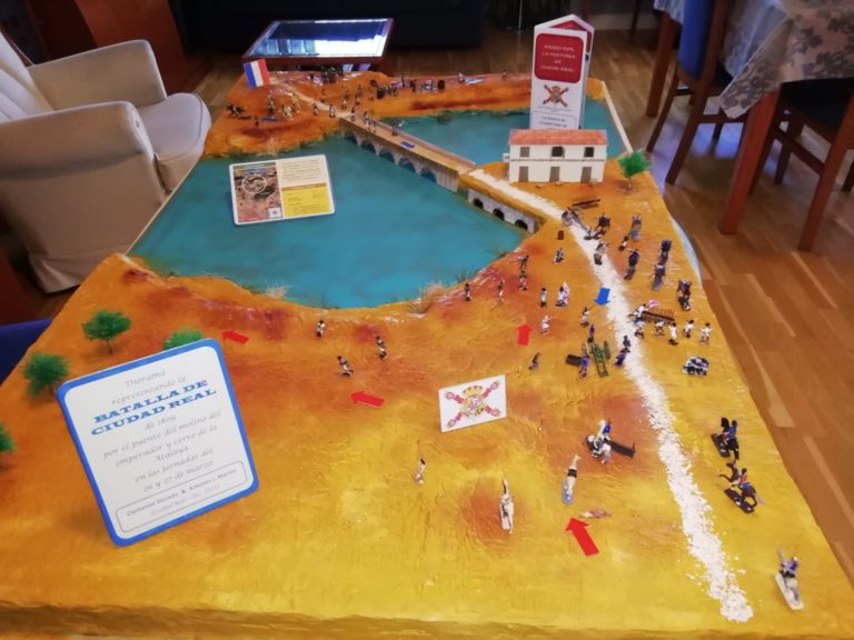 Una maqueta recuerda la Batalla de Ciudad Real de 1809