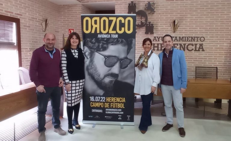 Antonio Orozco llega a Herencia, única cita en la Mancha en 2022, con su Tour Aviónica