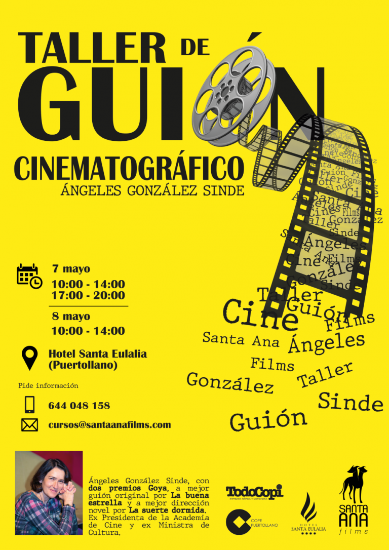 Ángeles González Sinde impartirá en Puertollano un taller de guion cinematográfico