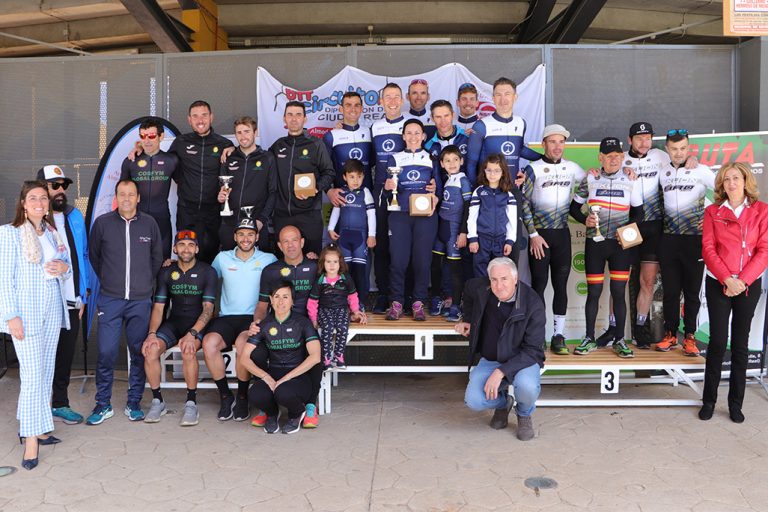 Jesús Merino y Ana Belén García, en lo más alto de la exigente carrera BTT de Almodóvar del Campo