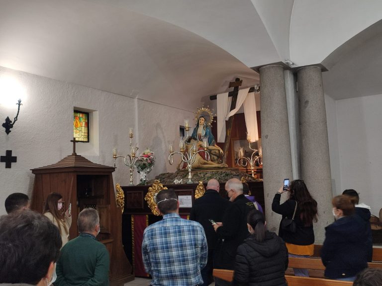 Puertollano: Bendecido el nuevo paso de la Piedad, en vísperas de su primera salida a costal