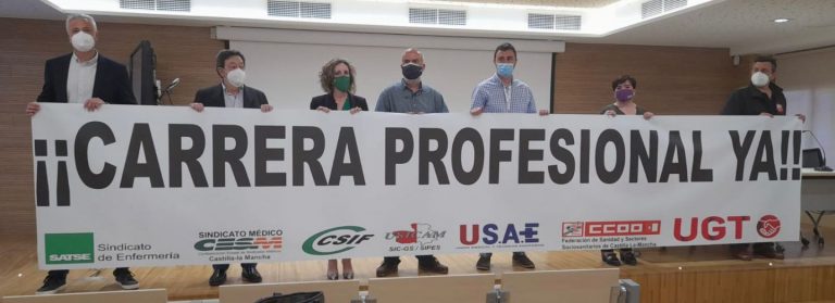 Los sindicatos del SESCAM inician movilizaciones para lograr la reanudación del sistema de Carrera Profesional