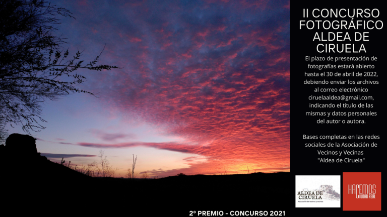 Convocado el II Concurso Fotográfico Aldea de Ciruela