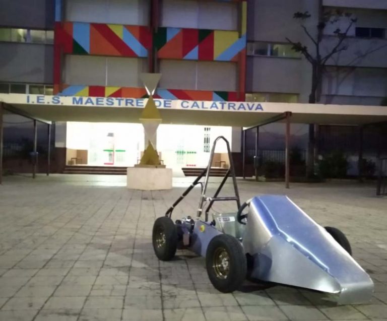 El espectacular bólido eléctrico del IES Maestre de Calatrava de Ciudad Real