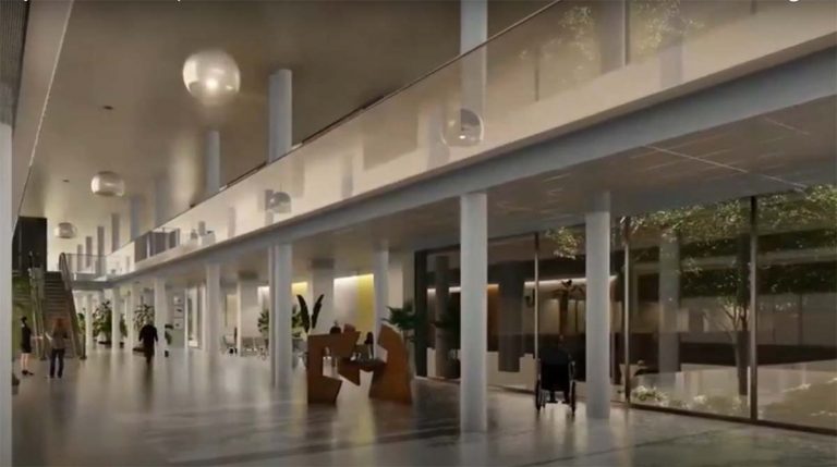 El nuevo hospital de Puertollano será un vanguardista y luminoso edificio horizontal