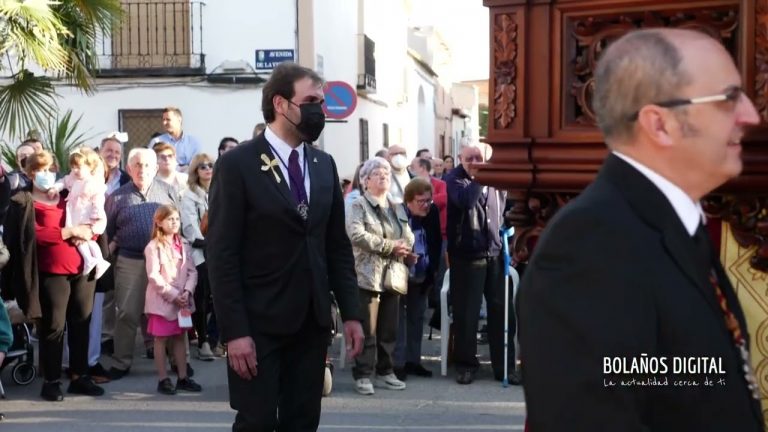 Así fue la primera salida procesional del Misterio de la Santa Cena, el gran estreno de la Semana Santa de Bolaños