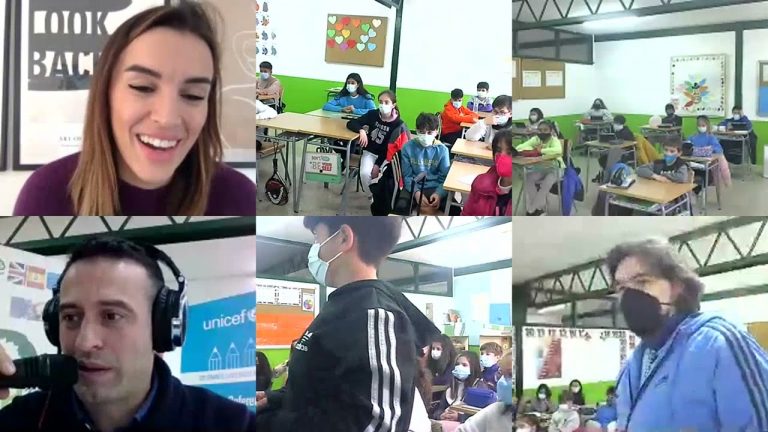 El colegio Cervantes de Santa Cruz de Mudela y la instagramer Noemí Navarro charlan por la sensibilización del autismo