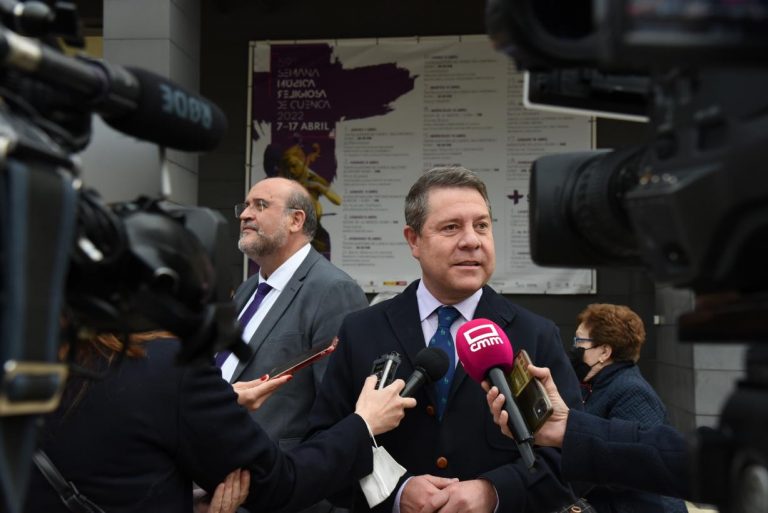 García-Page presume de ocupación hotelera y celebra la riqueza espiritual y económica que conlleva la Semana Santa en Castilla-La Mancha