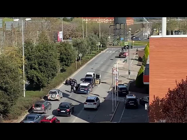 La Policía Nacional intercepta en Ciudad Real, tras una larga persecución, a un conductor que retenía a una mujer contra su voluntad