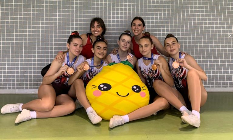 El CD Aerobics VS 2.0 de Puertollano consigue dos terceros puestos en el Campeonato de España de Gimnasia Aeróbica