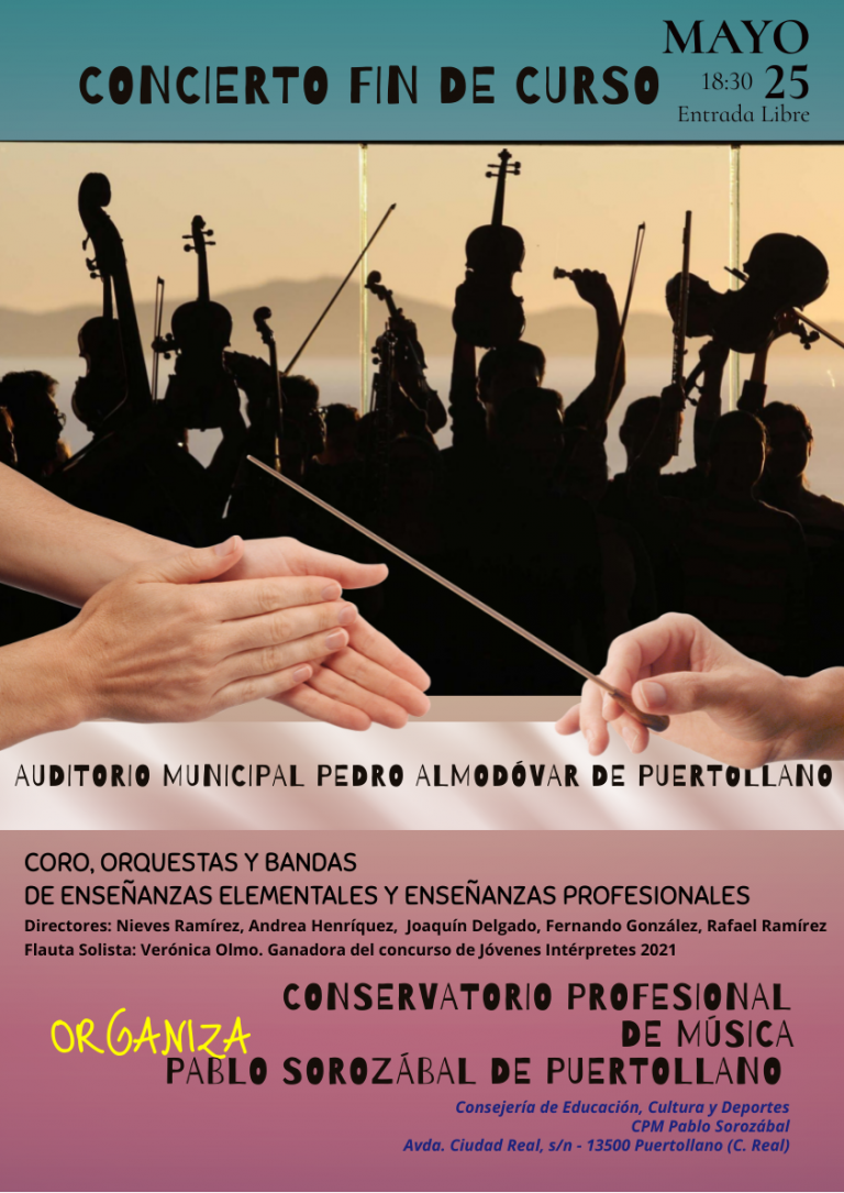 El conservatorio «Pablo Sorozábal» de Puertollano despide el curso con dos emotivos conciertos