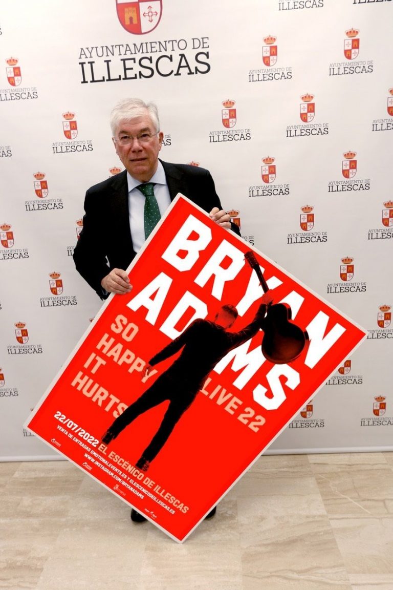 Bryan Adams hará parada en Illescas el próximo 22 de julio dentro de su gira europea