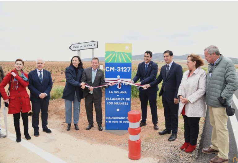 El Campo de Montiel mejora de manera integral sus comunicaciones con las obras de la carretera de La Solana a Infantes y las actuaciones de la Diputación