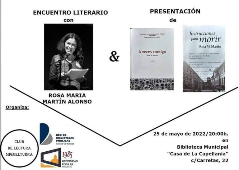 Encuentro literario con Rosa María Martín Alonso
