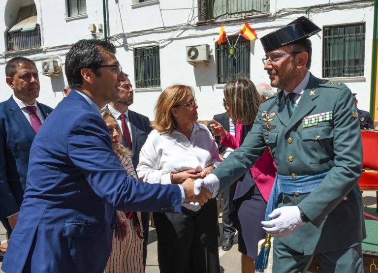 El presidente de la Diputación ha asistido a los actos conmemorativos del 178 Aniversario de la Fundación de la Guardia Civil
