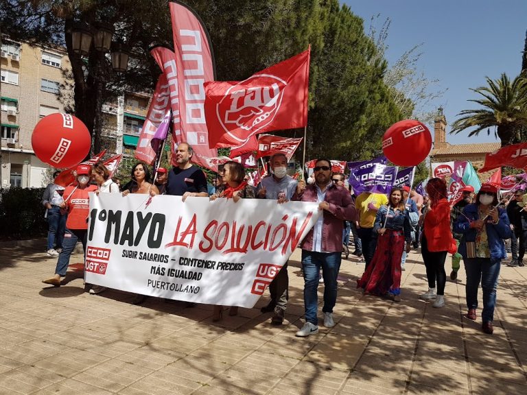 Puertollano: La concatenación de «derrotas» hace mella en la lucha obrera del Primero de Mayo