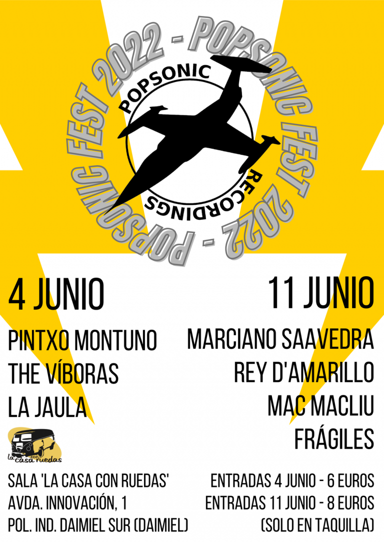 Siete bandas de la provincia actuarán en el Popsonic Fest de Daimiel