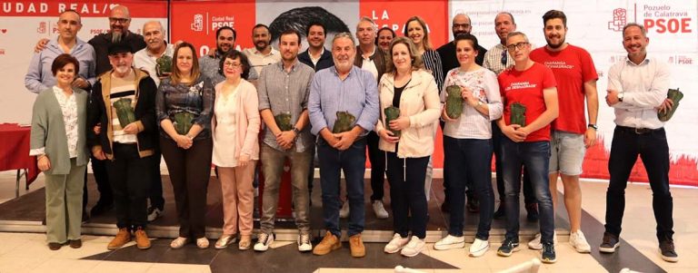 El PSOE de Pozuelo de Calatrava premió a asociaciones y colectivos por el compromiso con la localidad