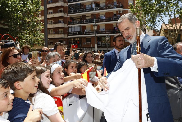 La galería de fotos de la Casa Real sobre la visita del Rey Felipe VI a Puertollano