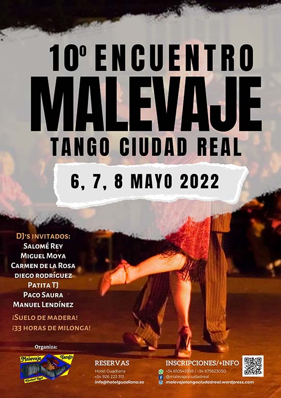 Más de 170 personas participarán en el décimo encuentro de tango de Ciudad Real