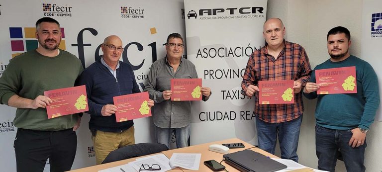 Los taxis de la provincia llevarán publicidad de FENAVIN