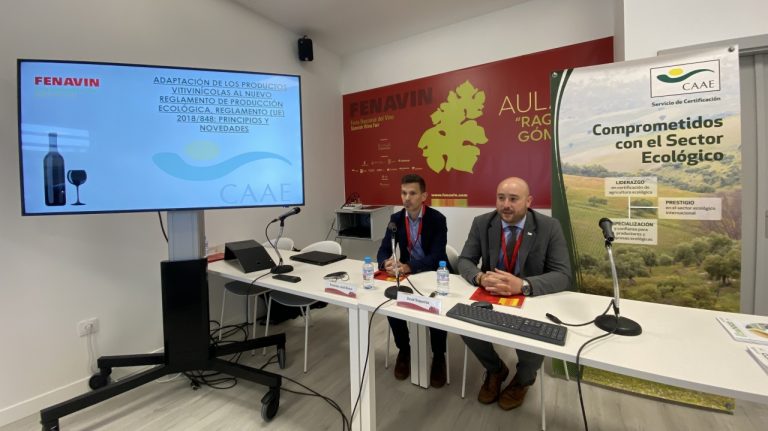 CAAE muestra en FENAVIN las oportunidades del nuevo reglamento de producción ecológica europeo para el sector del vino