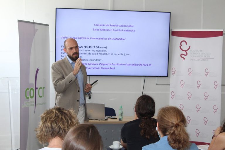 Se inicia la campaña de sensibilización sobre salud mental en el Colegio de Farmacéuticos de Ciudad Real