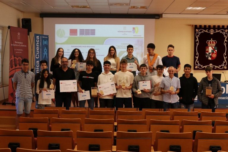 Los institutos albaceteños Albasit y Octavio Cuartero recogen los premios de la Olimpiada regional de Ingeniería en la Edificación, organizada por la Politécnica de Cuenca