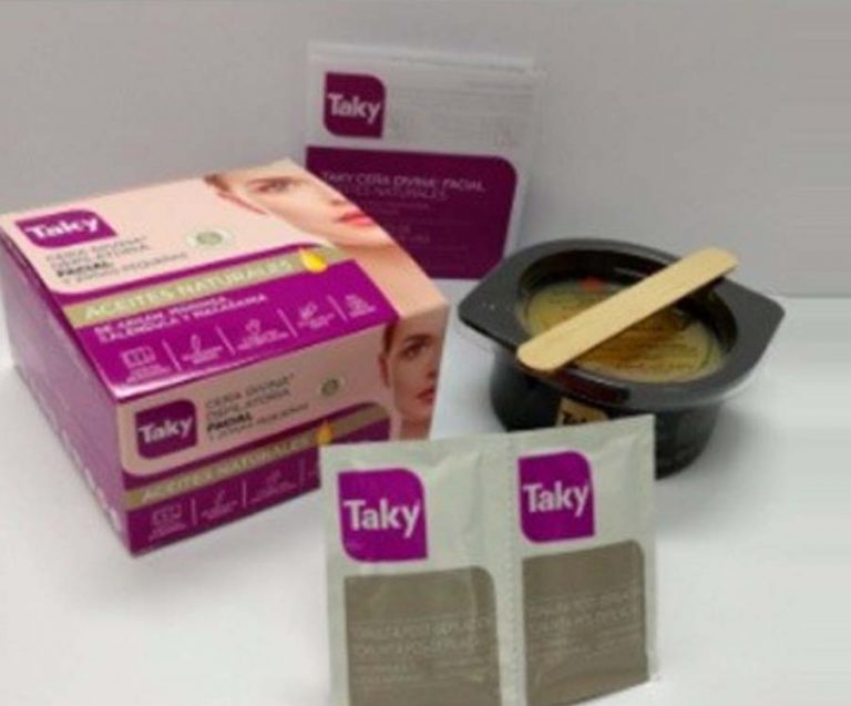 Sanidad informa de la retirada de un lote ‘Taky cera divina’, depilatoria facial con aceites naturales