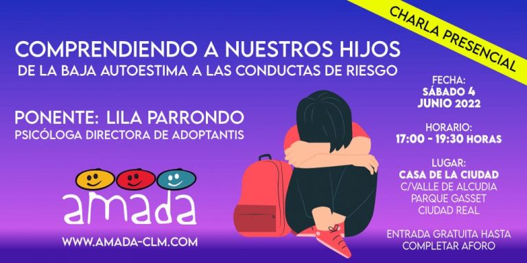 Ciudad Real: La asociación Amada abordara en una charla la autoestima de los hijos