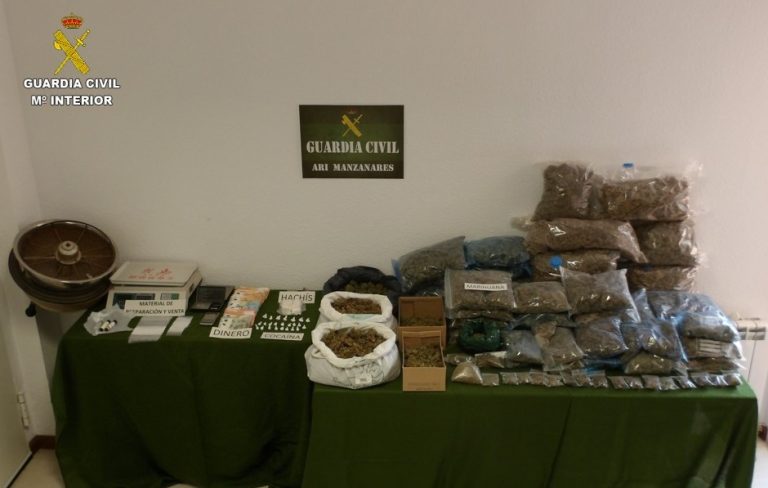 Detenidas 13 personas en Manzanares y La Solana por tráfico de drogas