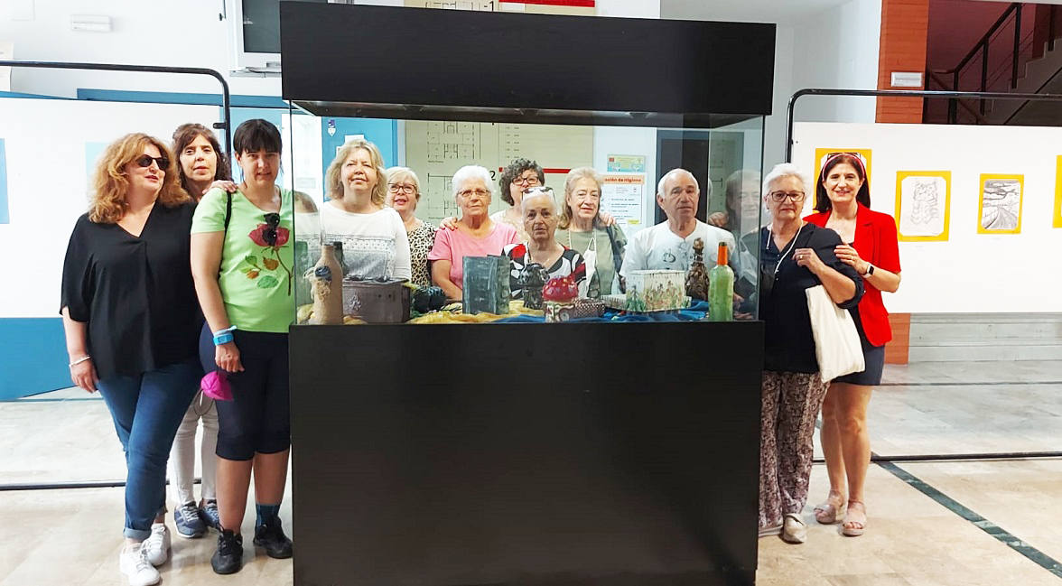 Puertollano El arte de la barriada Santa Ana en una exposición en el